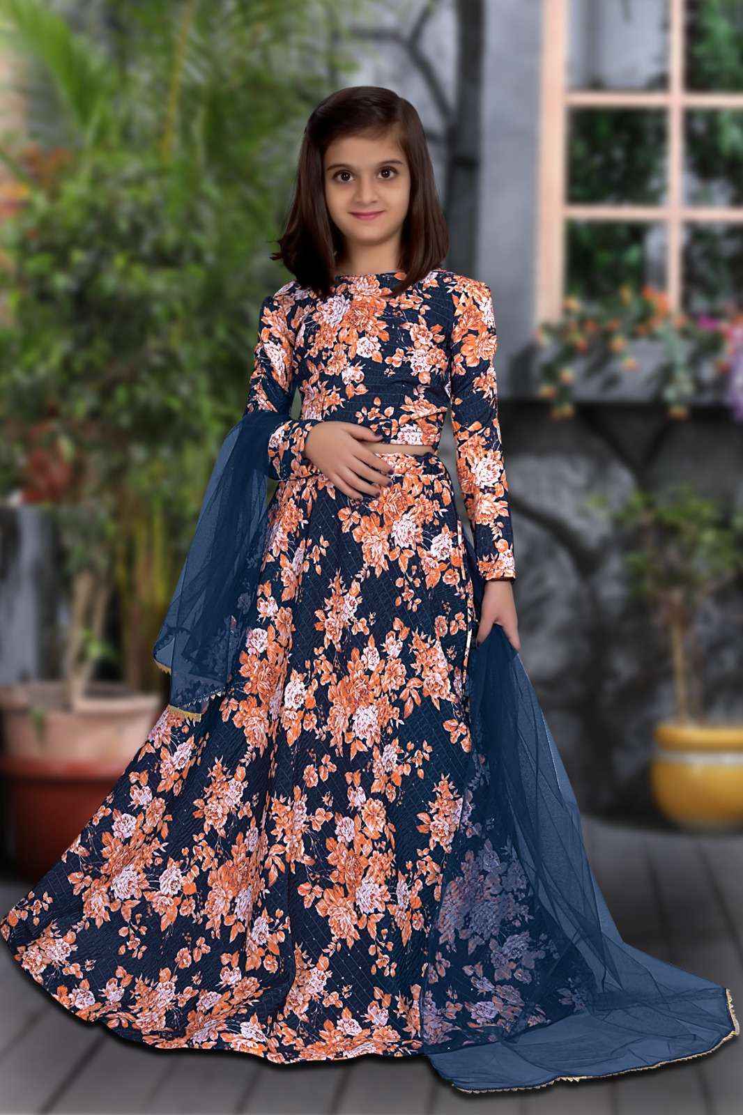 Blossom Babe Vibe Floral Festive Spin Lehenga Set-3