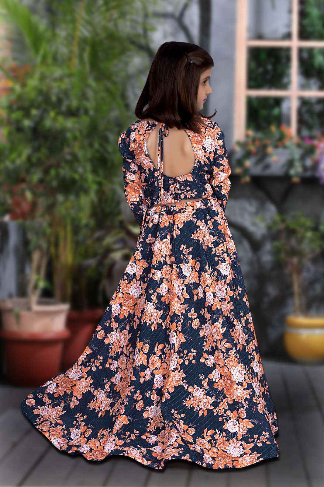 Blossom Babe Vibe Floral Festive Spin Lehenga Set-4