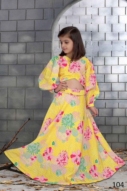 Sunshine Swag Bloom Boom Lehenga Set-0
